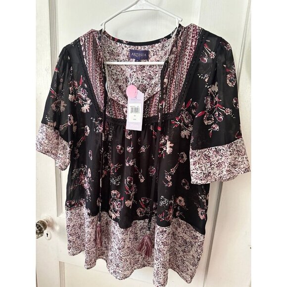 Artesia women’s size Medium NEW blouse - Picture 2 of 7